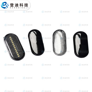 Turn Signals For Vauxhall Opel Vivaro Renault Nissan Led Side Indicator Light Black White 12V 3W PZ103 <b>ABS</b> - Product Image 1