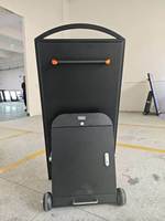 Écran LCD extérieur IP65 32 43 55 pouces haute luminosité pour publicité avec batterie et roues, support au sol