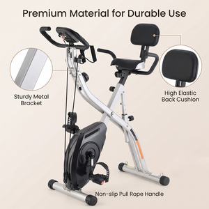 Riemengetriebenes Magnetwiderstands-Heimtrainer mit Bildschirm für Indoor-Training - Product Image 2