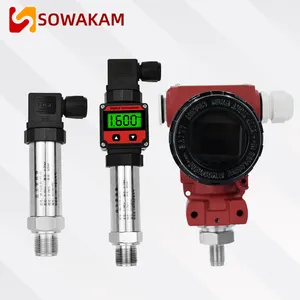 Manômetro digital de pressão do óleo, transmissor de pressão hidráulica, sensor de pressão