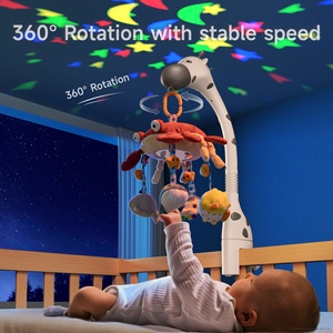 Mobile musical connecté pour bébé Tumama avec projection, mobile zèbre pour lit de bébé - Product Image 6