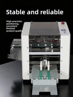 Machine à plier les papier A4/A3 Bao Yu avec pliage transversal entièrement automatique et rainurage horizontal
