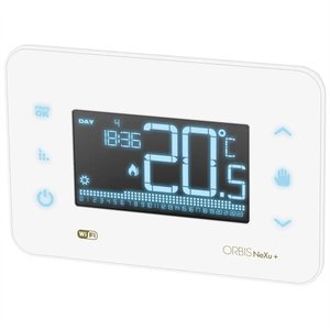 OB327500 - Orbis - Termostato WiFi programmabile settimanale da incasso Nexu+ IN WiFi Bianco, 230 V - Product Image 1