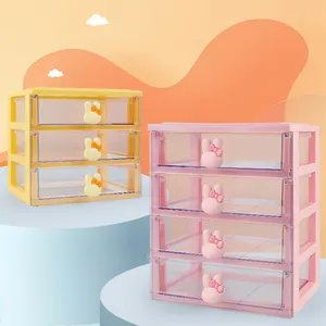 OEM Доступные продукты Китай оптовая продажа kawaii кролик дизайн пластиковый ящик для хранения детей ящик