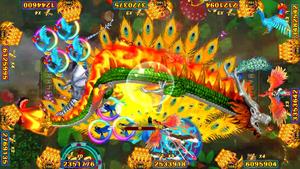 Nouveau 2 4 6 8 10 joueurs pêche jeux d'arcade complet Kit de plateau Peacock Kingdom China Fish Game - Product Image 3
