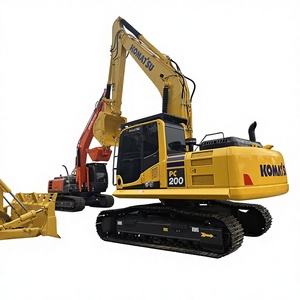 Excavatrice d'occasion japonaise Komatsu PC200, modèle 2020, moteur Cummins, 20 tonnes, capacité de la benne de 1,2 m, machinerie de haute qualité - Product Image 1