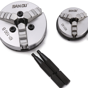 Thép carbon cao Mini khoan chuck máy tiện công cụ 3 hàm Hướng dẫn sử dụng mềm tự định tâm 2 gắn thanh hàm thép carbon cao - Product Image 3