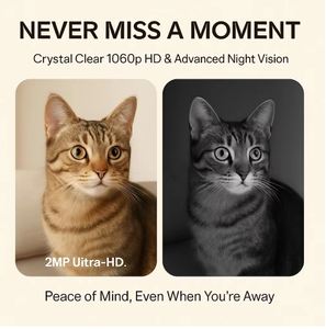 Distributeur intelligent de nourriture pour animaux de compagnie 4L avec caméra, alimentation à distance et contrôle des portions via l'application Tuya, en plastique solide, pour petits animaux - Product Image 6