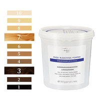 Poudre Décolorante Professionnelle Feiqu Série Hera 500g, Sans Poussière et Sans Ammoniac, Couleur de Cheveux pour Salon (Fabrication Italienne)