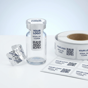 Etiquetas de Vinilo Personalizadas a Prueba de Agua con Código de Barras para Frascos de Vidrio Farmacéuticos de 10 ml con Impresión CMYK de Alta Calidad - Product Image 5
