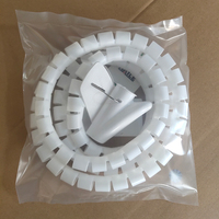 Gaine spirale de haute qualité en plastique noir pour l'organisation des câbles - Kit de gestion des câbles