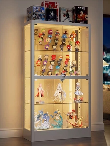 Vitrina de Exhibición con Marco de Acero y Cristal Templado Antivuelco 3C para Figuras de Anime, Venta al Por Mayor - Product Image 3