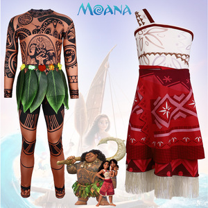 <b>Moana</b> 3 Maui Cosplay Bodysuit <b>Set</b> Polyester Costume For Stage Performance And Role Playing Age 14 Up - Product Image 1
