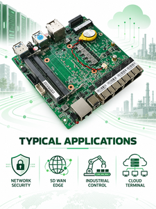 เมนบอร์ดอุตสาหกรรม I3-1215U 4LANS i226 2 พอร์ต 5GbE รองรับ Intel i3 1215U i5 1235U i7 13620H พร้อมฟังก์ชั่นไฟร์วอลล์และเน็ตเวิร์คบอร์ด - Product Image 5