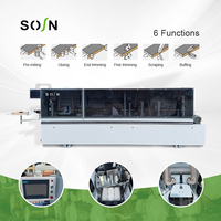 Nouvelle machine de chantournage automatique 2026 à structure optimisée avec pré-fraisage et 6 fonctions pour PVC, MDF, mélamine