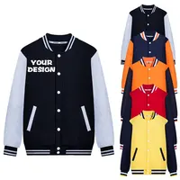 2022 नई डिजाइन फैशन उच्च गुणवत्ता सर्दियों कोट कस्टम डिजाइन बेसबॉल जैकेट पुरुषों की जैकेट और कोट