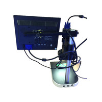 Microscopio Electrónico HD de 8 pulgadas para reparación e inspección de placa base, dispositivo digital de aumento con pantalla LCD VGA de 200w