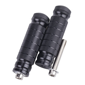 CNC 알루미늄 범용 오토바이 모터 자전거 발판 Footpeg 발 받침대 못 뒤 페달 세트 부품 - Product Image 1