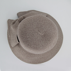Nouvel été personnalisé MERINO laine tricoté pêcheur femmes européen américain couleur unie chapeau à larges bords - Product Image 3