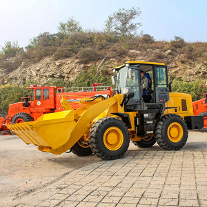 Mesin 3 Ton sekop depan mini pemuat roda besar pemuat depan akhir atas traktor pemuat peralatan mesin pertanian - Product Image 2