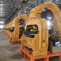 Martillo Vibratorio Hidráulico KN150 de Alta Frecuencia Montado en Excavadora para Construcción, Hincado de Pilotes, Estacas de Lámina y Tubulares