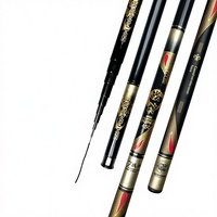 Canne à pêche en carbone ultra-rigide, ultra-légère, six sections, longueur pliée 71 cm, vente en gros usine