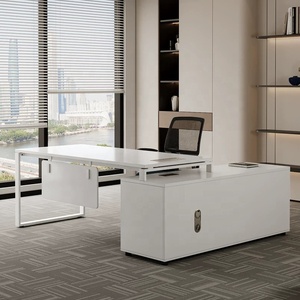 Phật sơn nhà máy mới phong cách văn phòng bàn gỗ <span class=keywords><strong>Melamine</strong></span> nhiều lớp Máy Trạm bảng quản lý nhân viên máy tính bảng bàn - Product Image 6