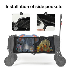 OEM nhà máy Xe đẩy Wagon Cargo NET và tổ chức trẻ em xe đẩy Net lưu trữ - Product Image 6