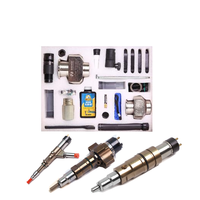 ZQYM kit d'outils de démontage d'injecteur de réparation automobile, kit d'outils de démontage et de mesure d'injecteur diesel à rampe commune pour cummins scania