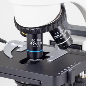 Microscope trinoculaire Motic BA210 avec oculaire 10x et objectif 100x - Product Image 2
