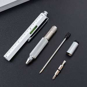 Hot Selling Bulk Multi-functional Tool 6-in-1 Screen Stylus Metal Ball <b>Pen</b> With Customized Personal Advertisement for <b>Gift</b> - Product Image 5