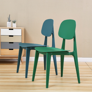 Tables et chaises de salle à manger modernes en plastique pour cafés de restauration rapide, pâtisseries, restaurants, snack-bars, salons de thé et de desserts - Imperméables et durables - Product Image 2