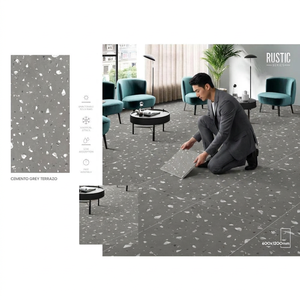 Cotton Almond Rustic Porcelain <b>Tiles</b> 600x1200mm Large Format Matte Finish for Modern Flooring Projects - Product Image 4