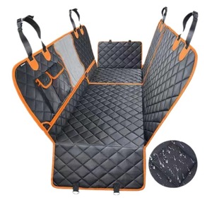 Housse de siège de voiture pour chien en tissu Oxford 100 % imperméable, avec fond rigide, extension de siège arrière et fenêtre en maille, hamac pour animaux de compagnie (chats et chiens) - Product Image 2