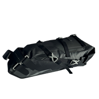 Sac de vélo pour vélo de randonnée, sac de selle arrière imperméable en TPU noir, soudé, pour les trajets quotidiens