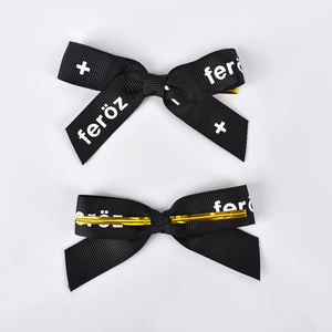 Lazo de Cinta al por Mayor <span class=keywords><strong>para</strong></span> Manualidades, Lazo de Cinta de Raso y Grosgrain con Logotipo Personalizado <span class=keywords><strong>para</strong></span> Botellas de Vino y Perfume - Product Image 2