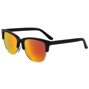 Gafas de Sol Polarizadas Clásicas Semimontura para Hombre, Protección UV400, Montura Negra, Lentes TAC, Moda para Actividades al Aire Libre - Product Image 4