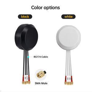 Custom Omnidirectional IP67 Waterproof <strong>Outdoor</strong> <strong>Antenna</strong> 4 In 1 Combo <strong>Antenna</strong> ASA Material Shell Cable From Side And 3M Adhesive - Product Image 3