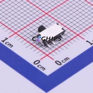 TA-3524-A1 Slide Switch SMD,2.7x6.6mm Switch Single Pole Double Throw Rectangle Pin Header PC Pin Black - Product Image 1