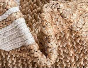 Vente en gros 100% naturel Jute tressé à la main tapis coureur rustique moderne Look abstrait motif personnalisable tapis disponibles - Product Image 5