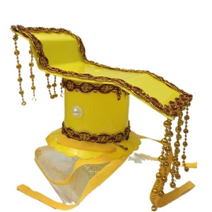 Sombrero de Emperador Amarillo, Tocado Tradicional Chino para Ópera, Accesorio de Disfraz para Hombre Adulto, Ropa para Actuación - Product Image 5