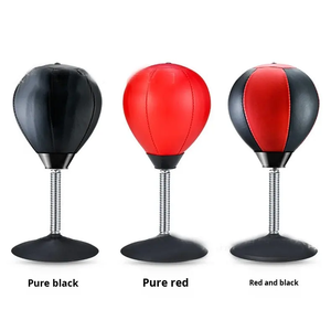 Empire Mini Sac de frappe lourd en PU écologique, gonflable et épaissi, avec ventouse, pour bureau, anti-stress, type Speed <span class=keywords><strong>Ball</strong></span>, pour hommes - Product Image 1
