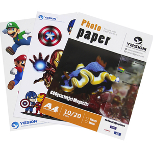 A3 A4 levhalar yazdırılabilir buzdolabı mıknatısları fotoğraf kağıdı 4x6 parlak mürekkep püskürtmeli etiket kağıdı mıknatıslı levha yapıştırıcı ile - Product Image 2