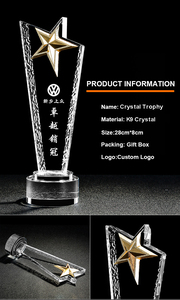 Trofeo de Cristal Personalizado con Logotipo, Diseño 3D de Estrella de Diamante, Premio Exclusivo de <span class=keywords><strong>Golf</strong></span>, Hecho a Mano en Zhongshan - Product Image 5