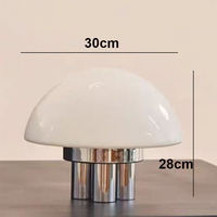 Lampe de bureau moderne en forme de méduse, lampe de table LED en forme de champignon, lampe de nuit créative, éclairage d'ambiance décoratif pour le bureau ou la table de chevet