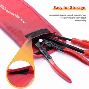 WZAUTO Ensemble d'outils de réparation de voiture 3 pièces Clips de panneau de porte de voiture Pinces Outil de suppression de clip de garniture de porte de voiture - Product Image 2