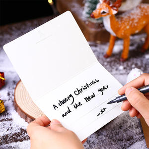 2024 joyeux noël <span class=keywords><strong>carte</strong></span> de voeux avec enveloppe manuscrite bénédiction <span class=keywords><strong>Invitation</strong></span> <span class=keywords><strong>d</strong></span>écoration fête fournitures une pièce - Product Image 3