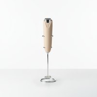 Nouveau design, mousseur à lait automatique puissant et portable, modèle 304, fouet mélangeur en plastique, mini-mousseur, mixeur à main pour café