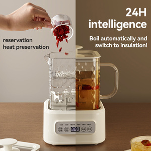 2L Ấm đun nước điện thép không gỉ Tự động tắt 5 <span class=keywords><strong>Temp</strong></span> cài đặt trước 24h giữ ấm Tiết kiệm năng lượng cho cà phê/trà/văn phòng hộ gia đình sử dụng - Product Image 3