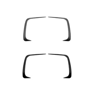 Pegatina para Parrilla Delantera de Volkswagen Tiguan Mk3 2024, Textura de Fibra de Carbono Negro Piano, Adhesivo Decorativo para Carrocería - Product Image 2